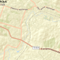 Pervomays’k Street Map