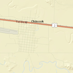 Chinook Street Map