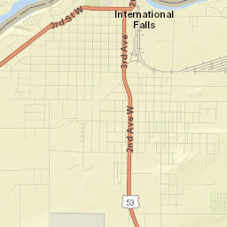 International Falls Street Map