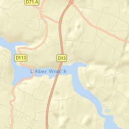 Plouguerneau Street Map