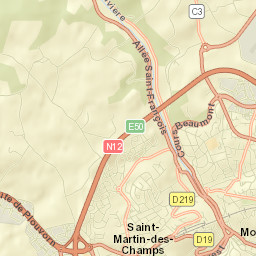 Saint-Martin-des-Champs Street Map