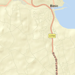 Binic Street Map