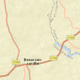 Ploubalay Street Map