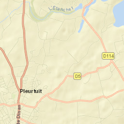 Pleurtuit Street Map