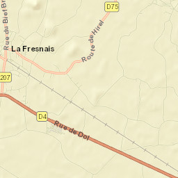 La Fresnais Street Map