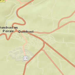 Domfront Street Map