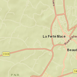 La Ferté-Macé Street Map