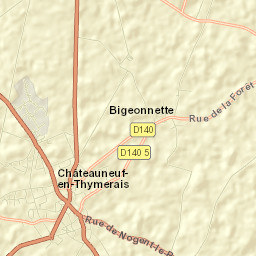 Châteauneuf-en-Thymerais Street Map