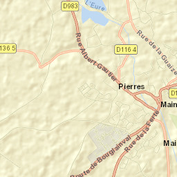 Pierres Street Map