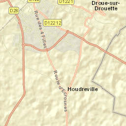 Droue-sur-Drouette Street Map