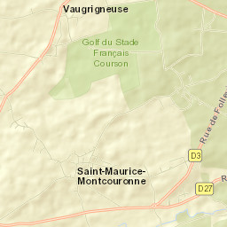 Vaugrigneuse Street Map
