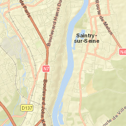 Saintry-sur-Seine Street Map