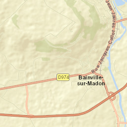 Bainville-sur-Madon Street Map
