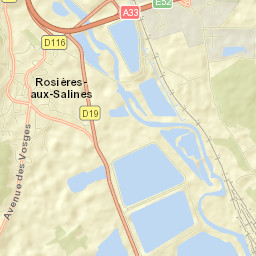 Rosières-aux-Salines Street Map