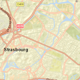Strasbourg Street Map
