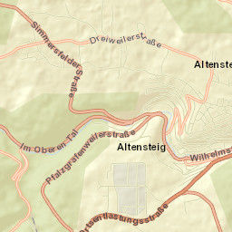 Altensteig Street Map