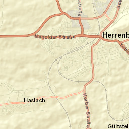 Herrenberg Street Map