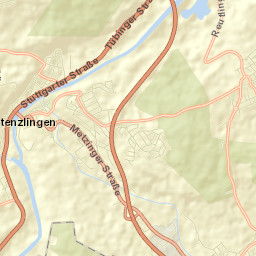 Neckartenzlingen Street Map