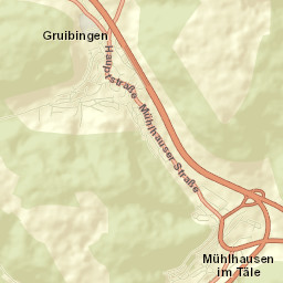 Gruibingen Street Map