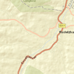 Rudelzhausen Street Map