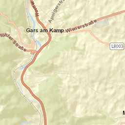 Gars am Kamp Street Map