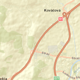 Kováčová Street Map