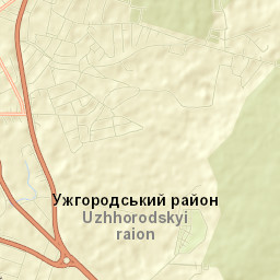 Uzhhorod Raion Street Map