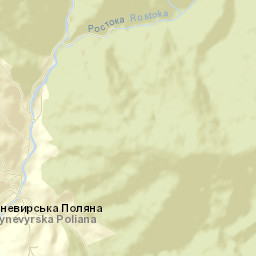 Synevyrska Poliana Street Map