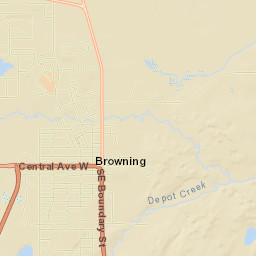South Browning Street Map
