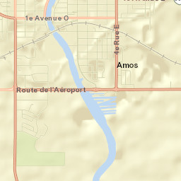 Amos Street Map