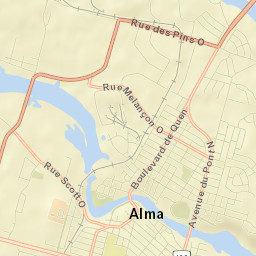 Alma Street Map