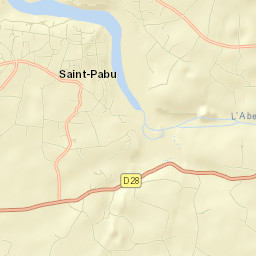 Saint-Pabu Street Map