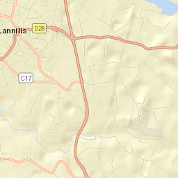 Lannilis Street Map