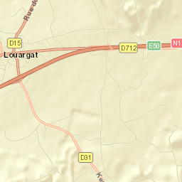 Louargat Street Map