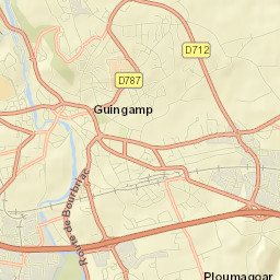 Guingamp Street Map
