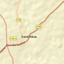 Saint-Alban Street Map