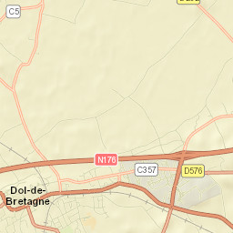 Dol-de-Bretagne Street Map