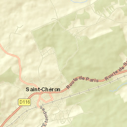Saint-Chéron Street Map