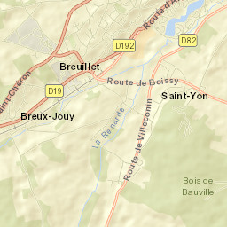 Breuillet Street Map