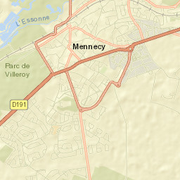 Mennecy Street Map
