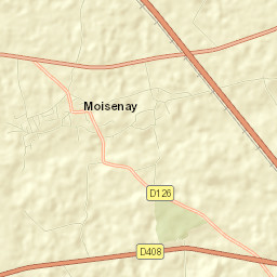 Moisenay Street Map