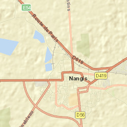 Nangis Street Map