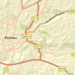 Provins Street Map