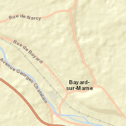 Bayard-sur-Marne Street Map