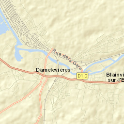 Damelevières Street Map