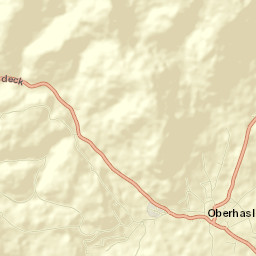 Oberhaslach Street Map