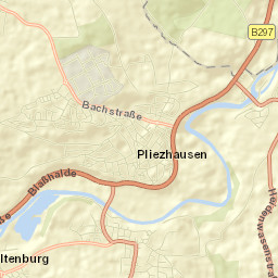 Pliezhausen Street Map