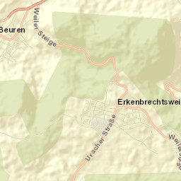 Erkenbrechtsweiler Street Map