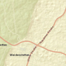 Weidenstetten Street Map