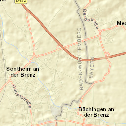 Bächingen an der Brenz Street Map